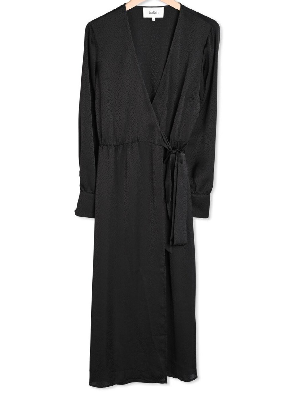 NWT ba&sh ROBE‎ IRIS NOIR SIZE 3/ Large